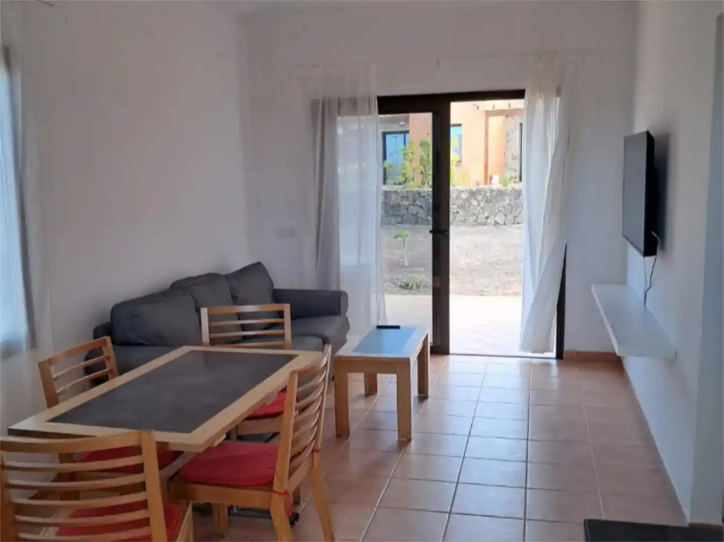 Sala d'estar de Pis de lloguer en La Oliva