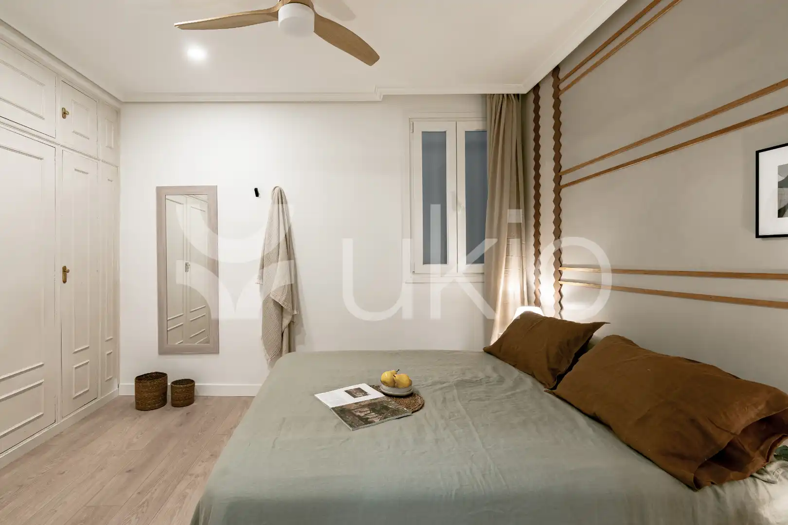 Habitación de Apartamento de alquiler en Madrid con Aire acondicionado, Calefacción y Amueblado