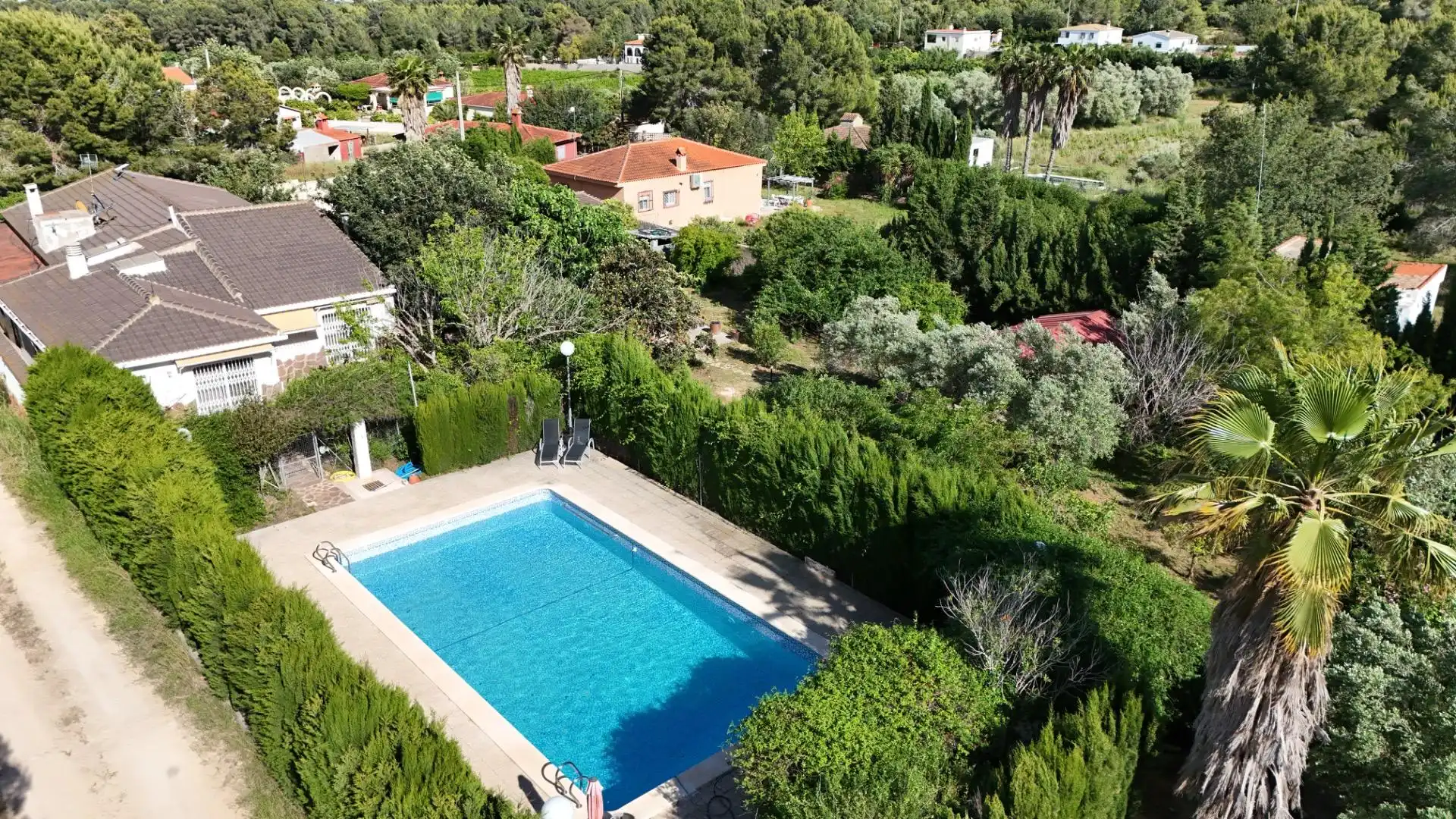 Piscina de Casa o chalet en venta en Vilamarxant con Jardín privado, Terraza y Trastero
