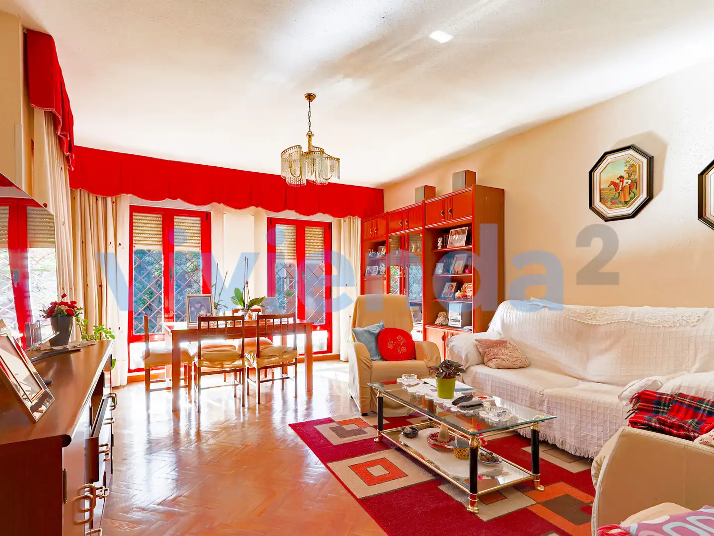 Sala de estar de Piso en venta en  Madrid Capital con Calefacción y Trastero