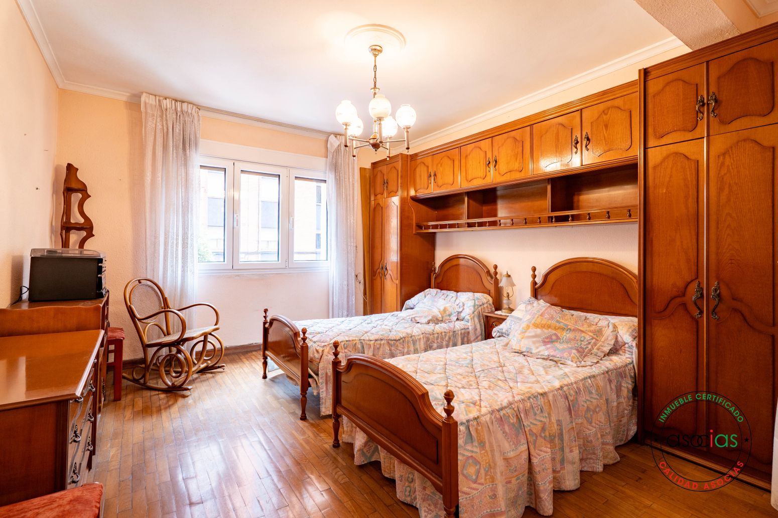 Bedroom of Flat for sale in Gijón   with Heating and Terrace