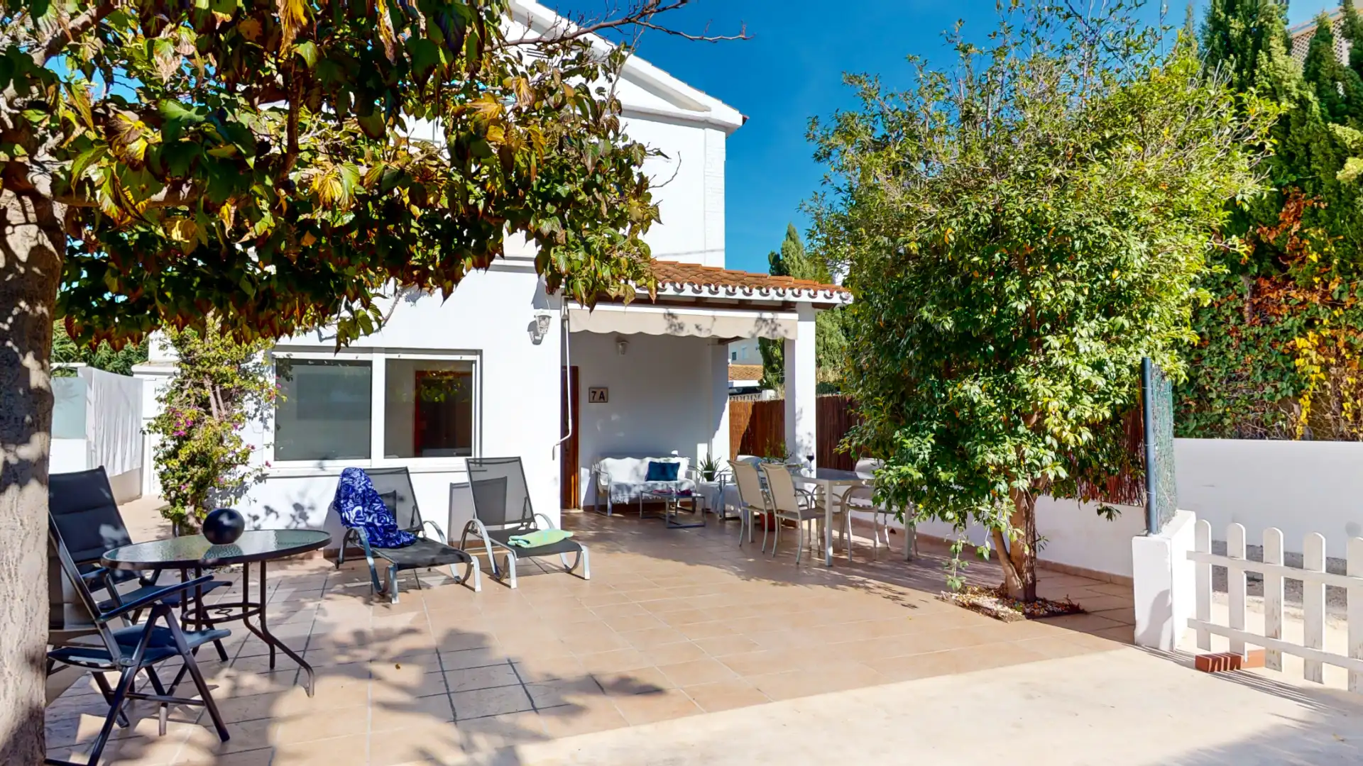 Garten von Wohnung zur Miete in Dénia mit Klimaanlage, Heizung und Terrasse