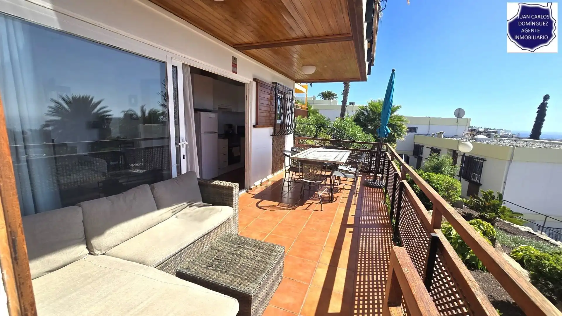 Terrace of Apartments for rent in San Bartolomé de Tirajana  with Terrace, Furnished and Community pool