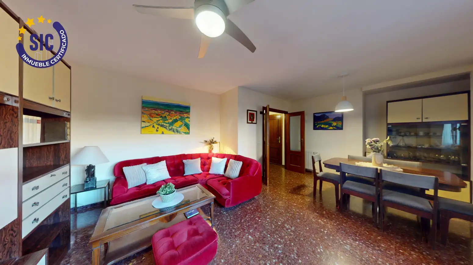 Sala de estar de Piso en venta en Valencia con Calefacción y Amueblado