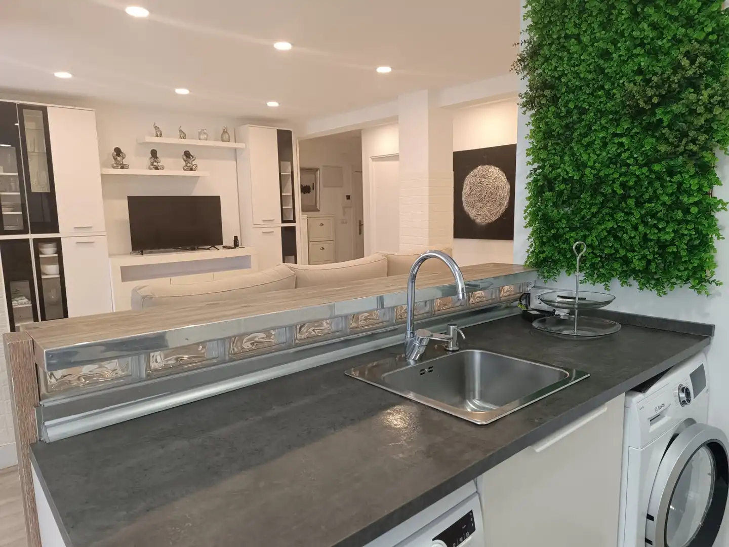 Kitchen of Flat for rent in Gijón   with Heating and Furnished