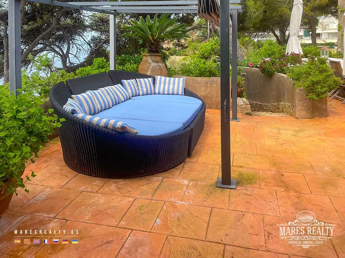 Terraza de Casa o chalet en venta en Lloret de Mar con Calefacción, Jardín privado y Piscina