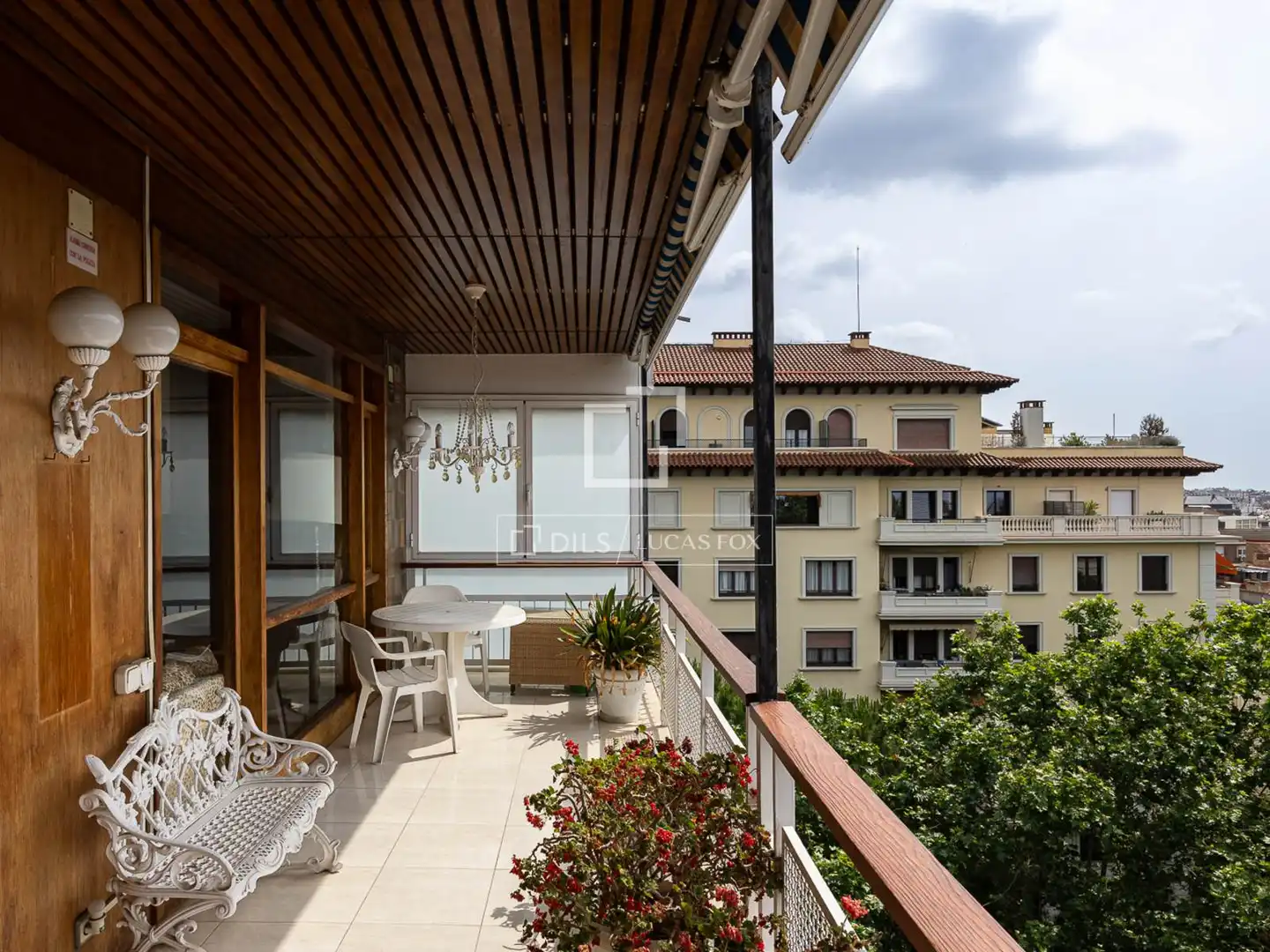 Terrace of Flat for rent in Barcelona  with Air Conditioner, Heating and Furnished