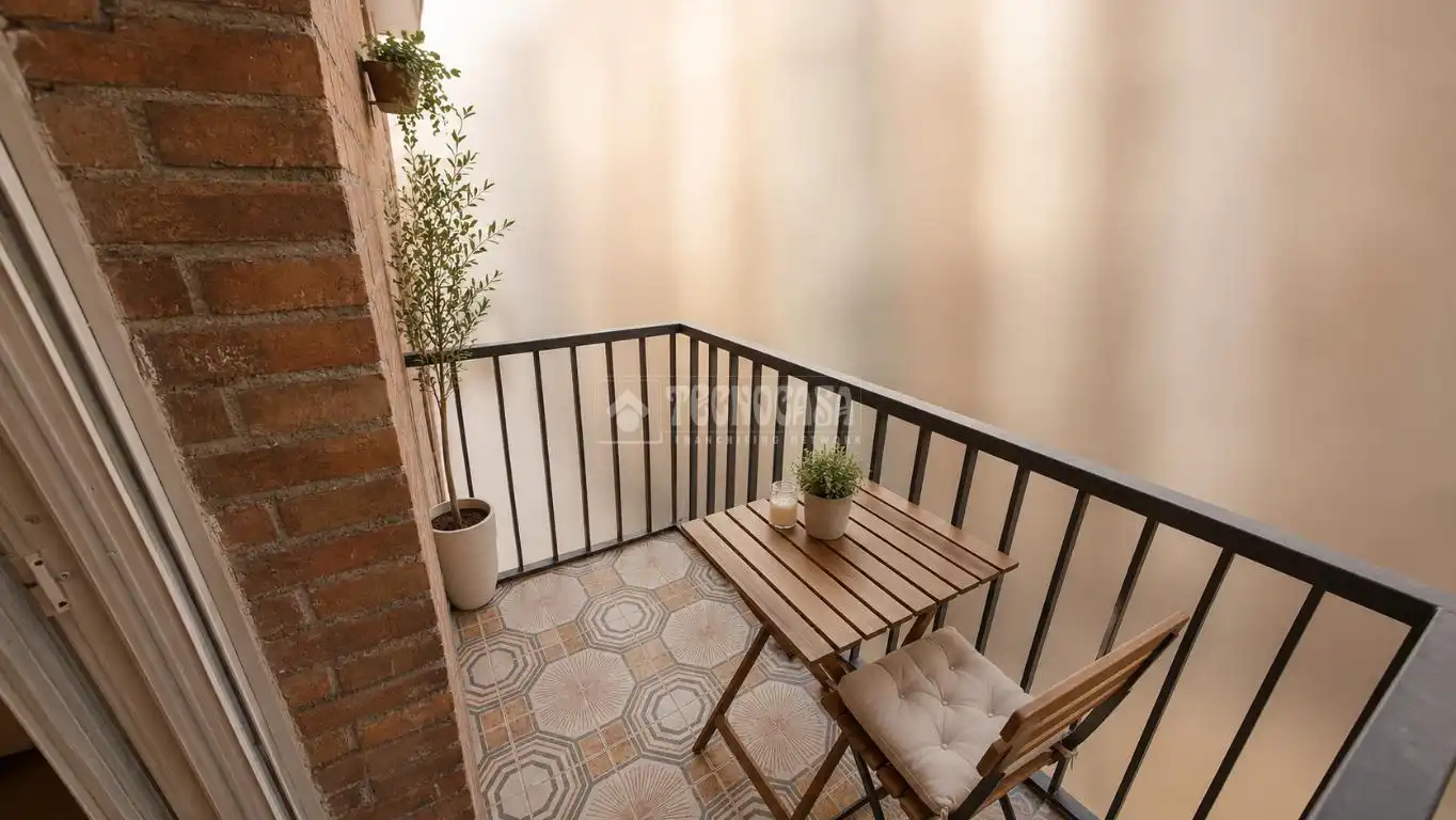 Balcony of Flat for sale in Sabadell  with Heating and Parquet flooring