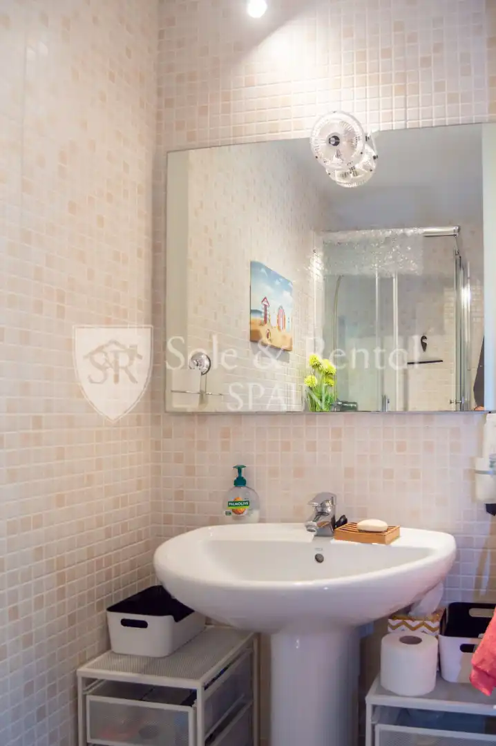 Badezimmer von Wohnung zum Verkauf in Tossa de Mar mit Klimaanlage, Heizung und Terrasse