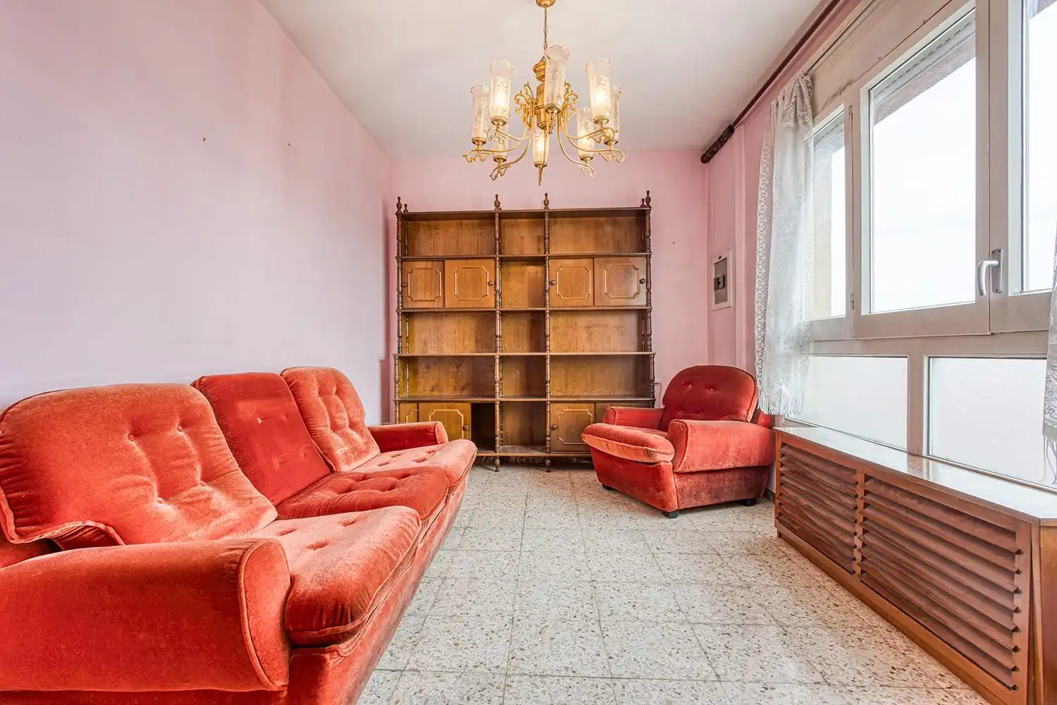 Living room of Flat for sale in Igualada  with Heating and Balcony
