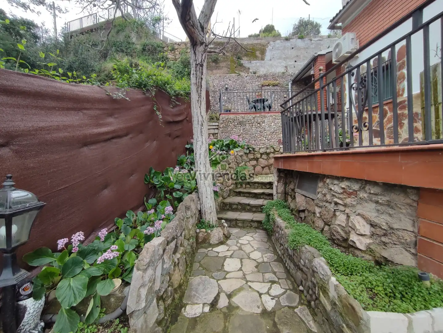 Vista exterior de Casa o xalet en venda en Vacarisses amb Calefacció, Jardí privat i Terrassa