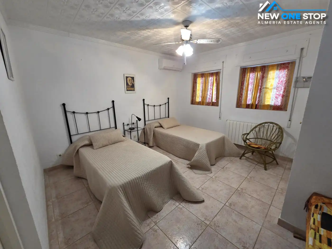Habitación de Casa o chalet en venta en Mojácar con Aire acondicionado, Calefacción y Jardín privado