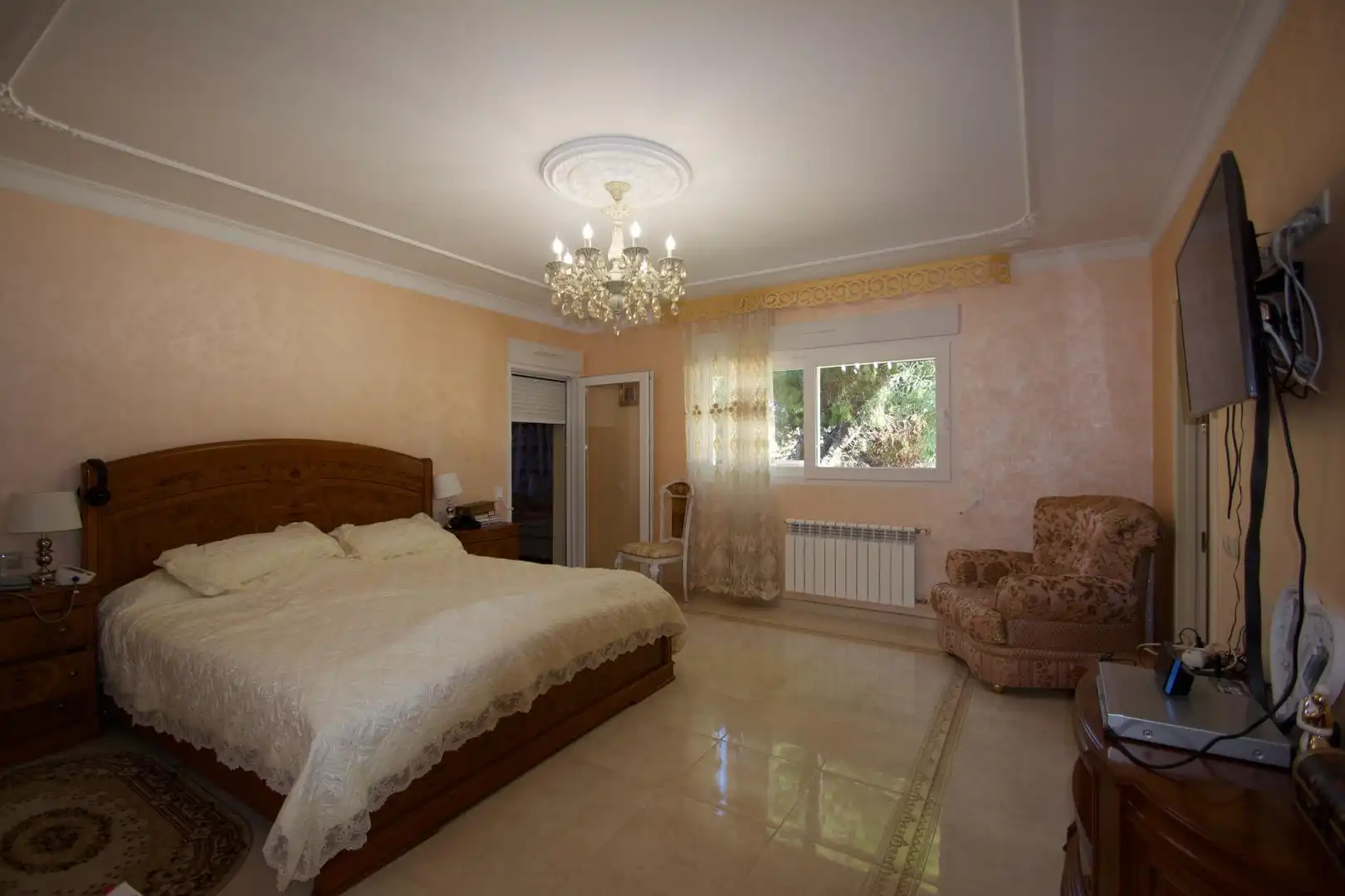Schlafzimmer von Haus oder Chalet zum Verkauf in Orihuela mit Klimaanlage, Heizung und Privatgarten