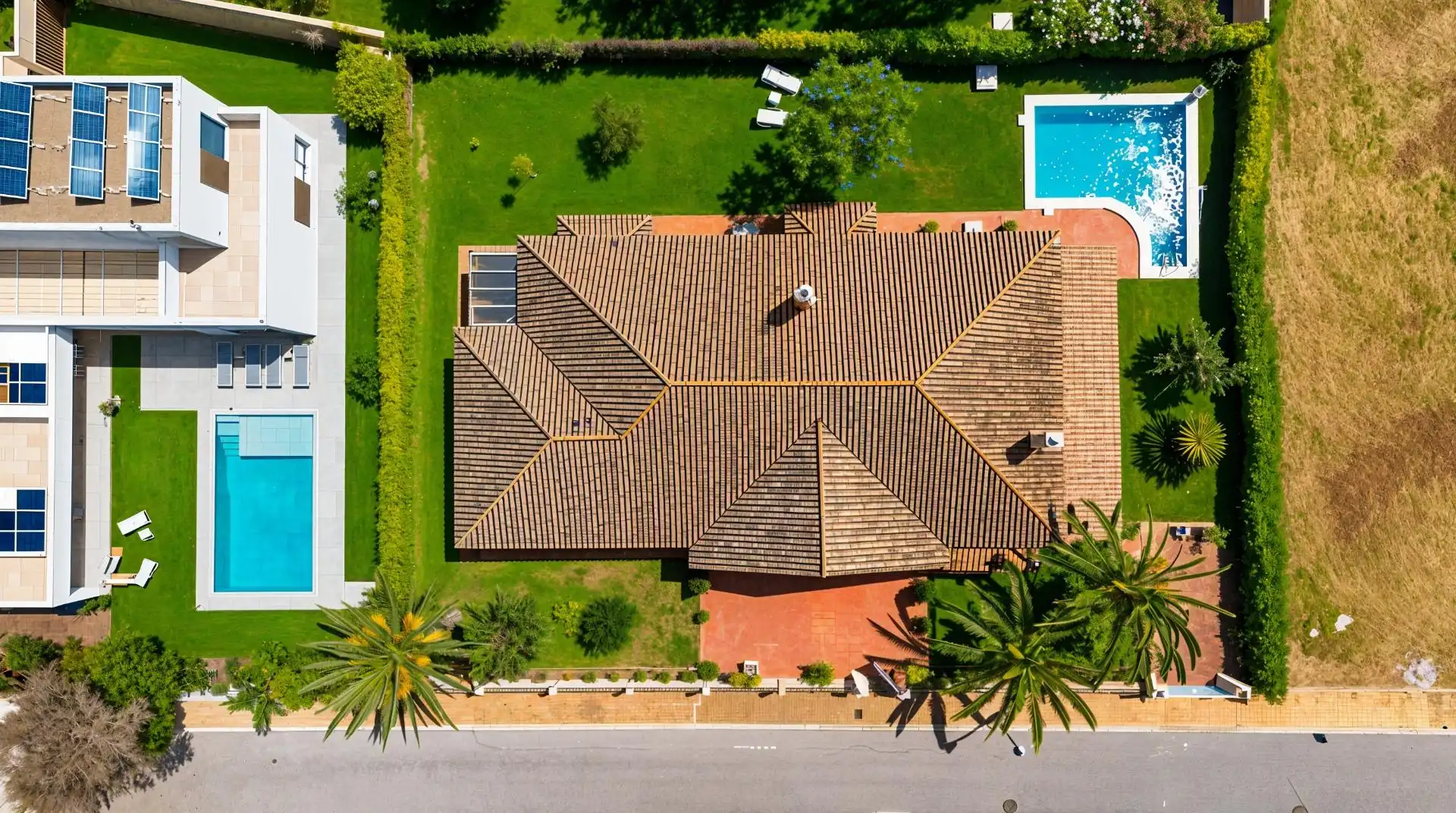 Vista exterior de Casa o xalet en venda en Chiclana de la Frontera amb Aire condicionat, Calefacció i Jardí privat