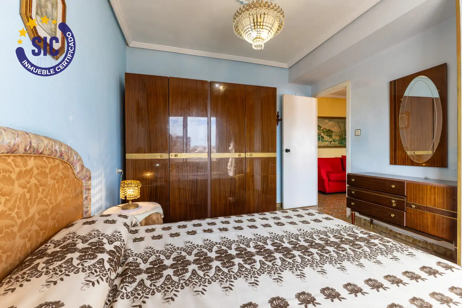 Schlafzimmer von Wohnung zum Verkauf in Sagunto / Sagunt mit Balkon