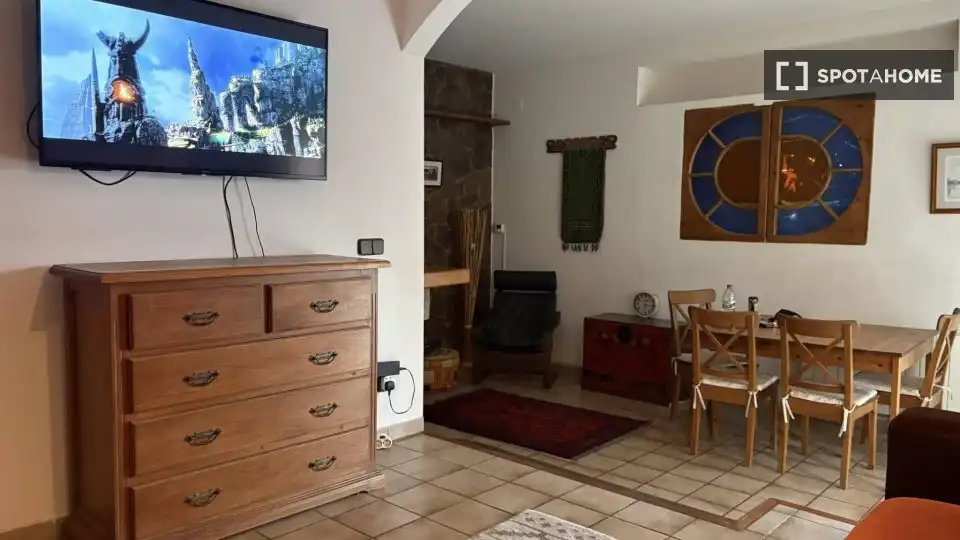 Wohnzimmer von Wohnungen zur untervermieten in Canyelles mit Klimaanlage, Terrasse und Möbliert