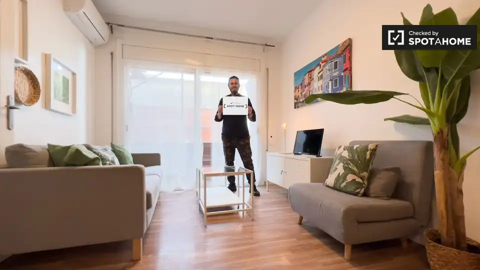 Wohnzimmer von Wohnung zur Miete in Sant Martí