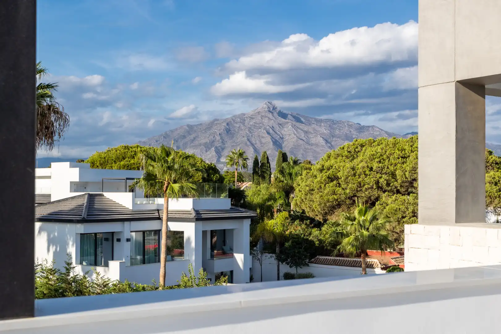 Exterior view of Houses for sale in Marbella  with Air Conditioner, Terrace and Storage room