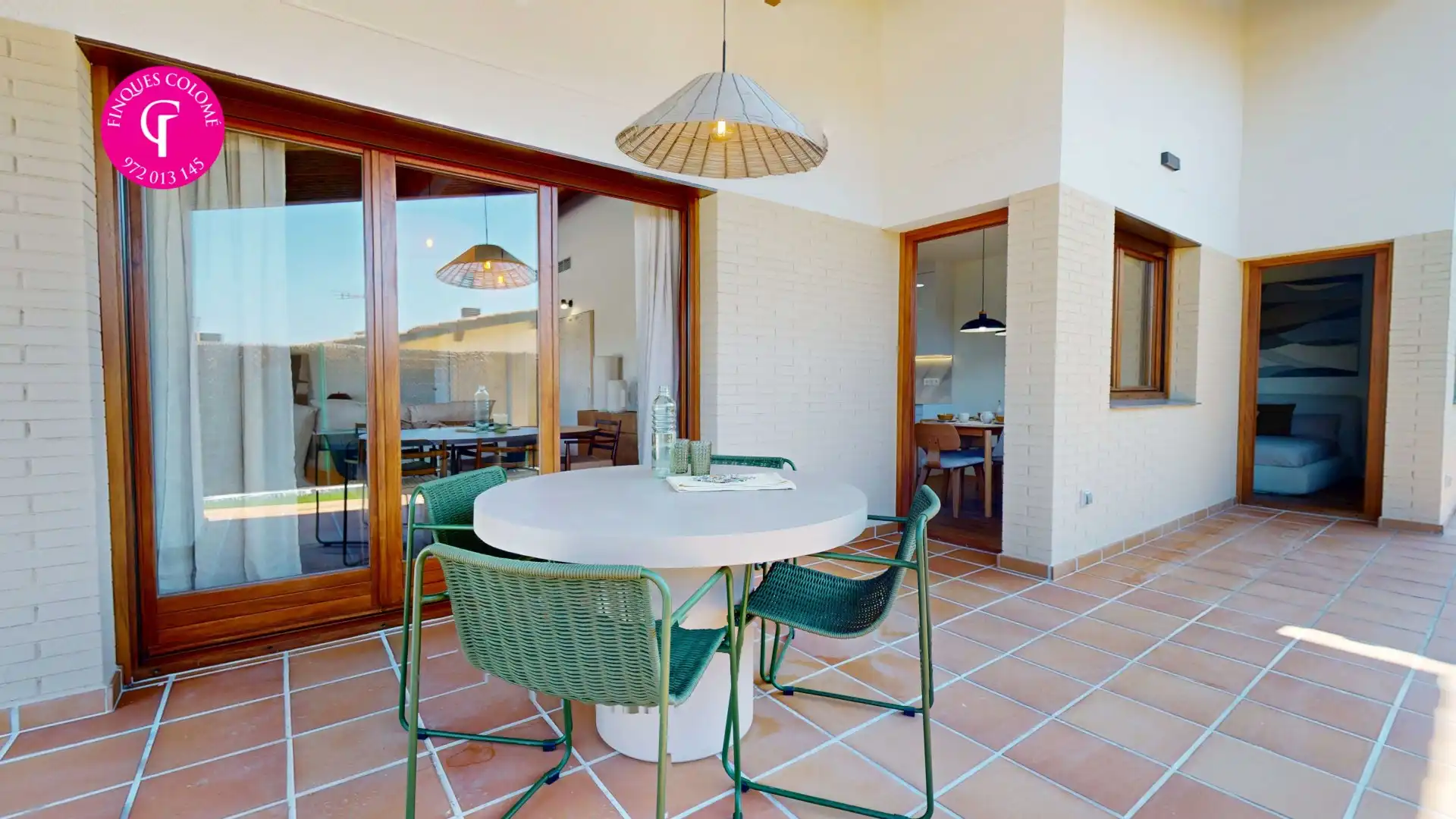 Terrace of Houses for sale in Sant Julià de Ramis  with Air Conditioner, Heating and Terrace