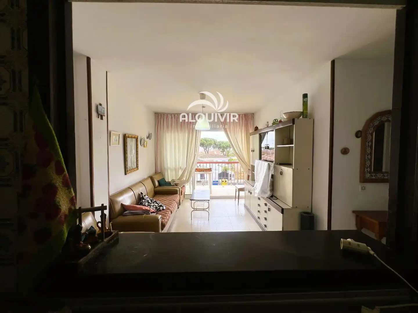 Sala de estar de Piso en venta en Almonte con Terraza, Piscina y Amueblado