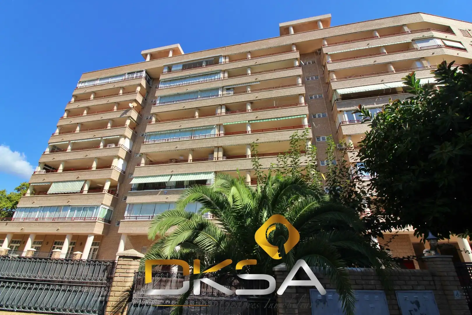 Exterior view of Flat for sale in Benicasim / Benicàssim  with Private garden, Terrace and Balcony