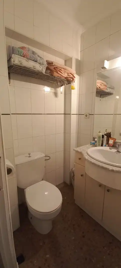Badezimmer von Dachboden zum Verkauf in Alicante / Alacant mit Terrasse, Möbliert und Balkon