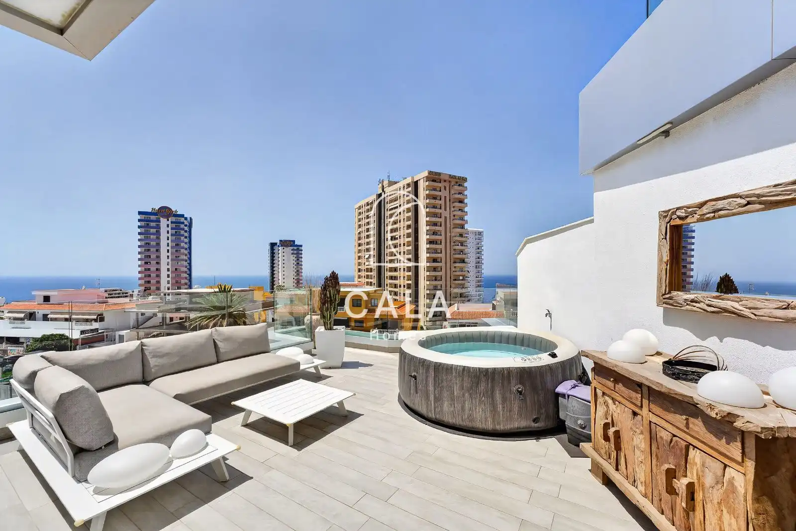 Terrasse von Wohnung zum Verkauf in Adeje mit Klimaanlage, Terrasse und Schwimmbad