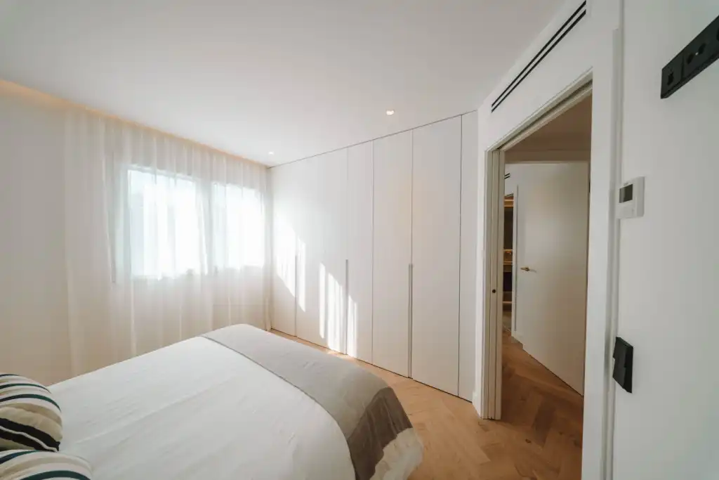 Schlafzimmer von Wohnungen zum Verkauf in  Palma de Mallorca mit Klimaanlage und Möbliert