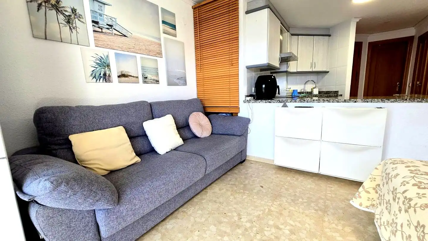 Wohnzimmer von Wohnung zum Verkauf in Gandia mit Klimaanlage, Terrasse und Möbliert