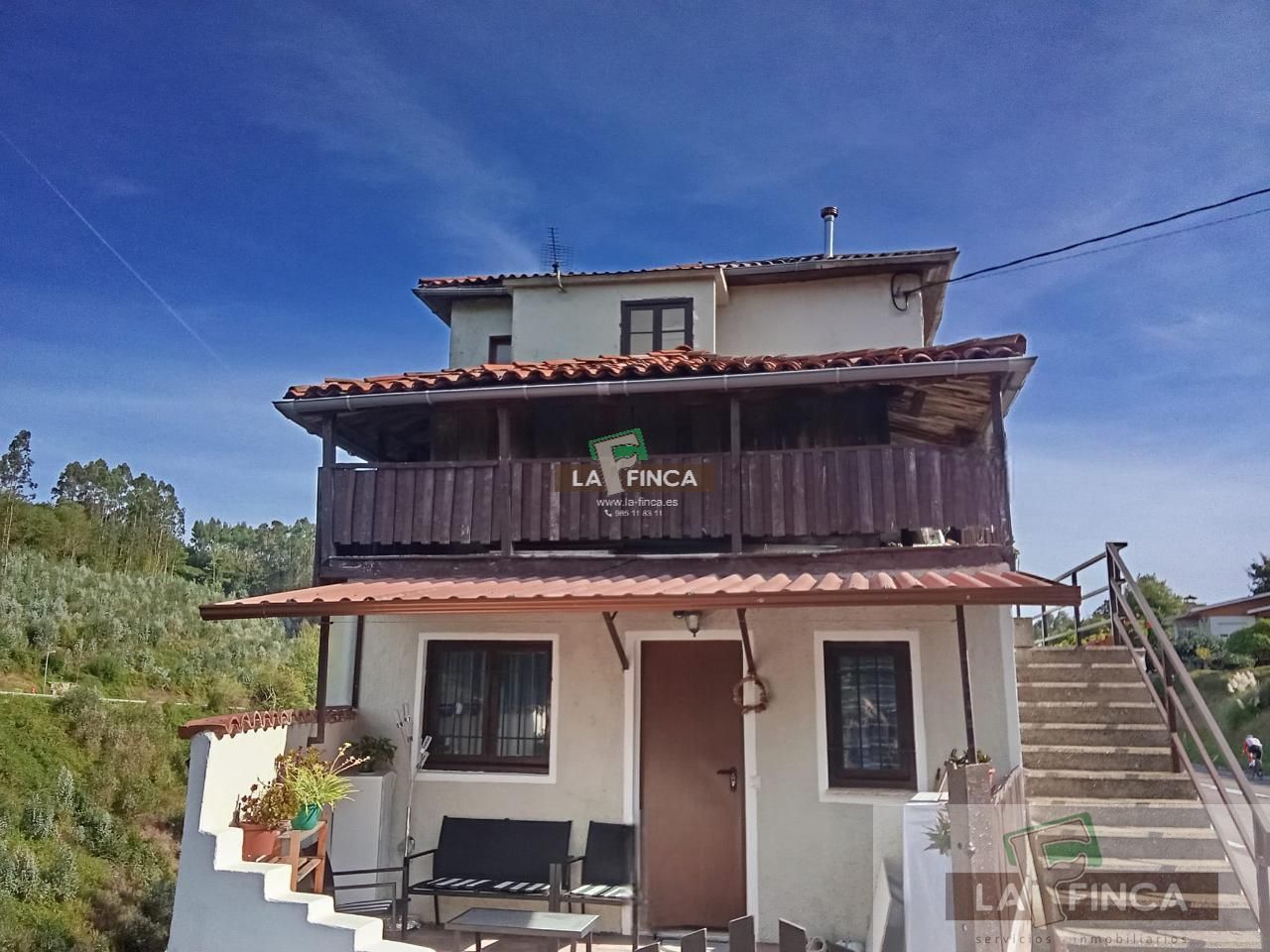 Vista exterior de Finca rústica en venta en Muros de Nalón con Calefacción, Terraza y Trastero