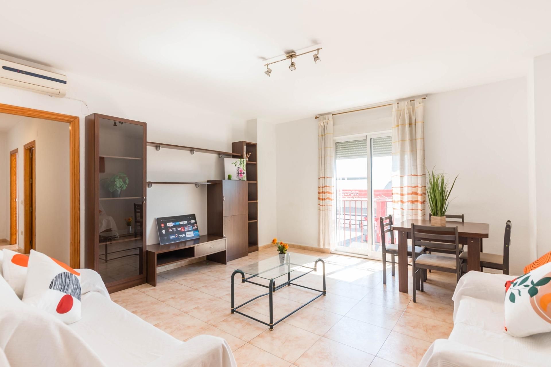 Living room of Flat for sale in Molina de Segura  with Air Conditioner, Heating and Private garden
