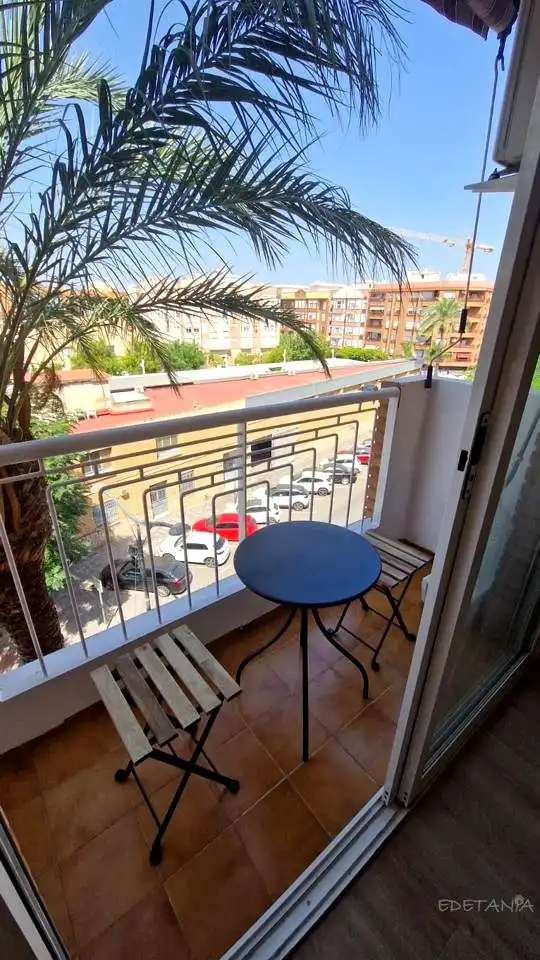 Balcony of Flat for rent in Moncada  with Air Conditioner and Furnished