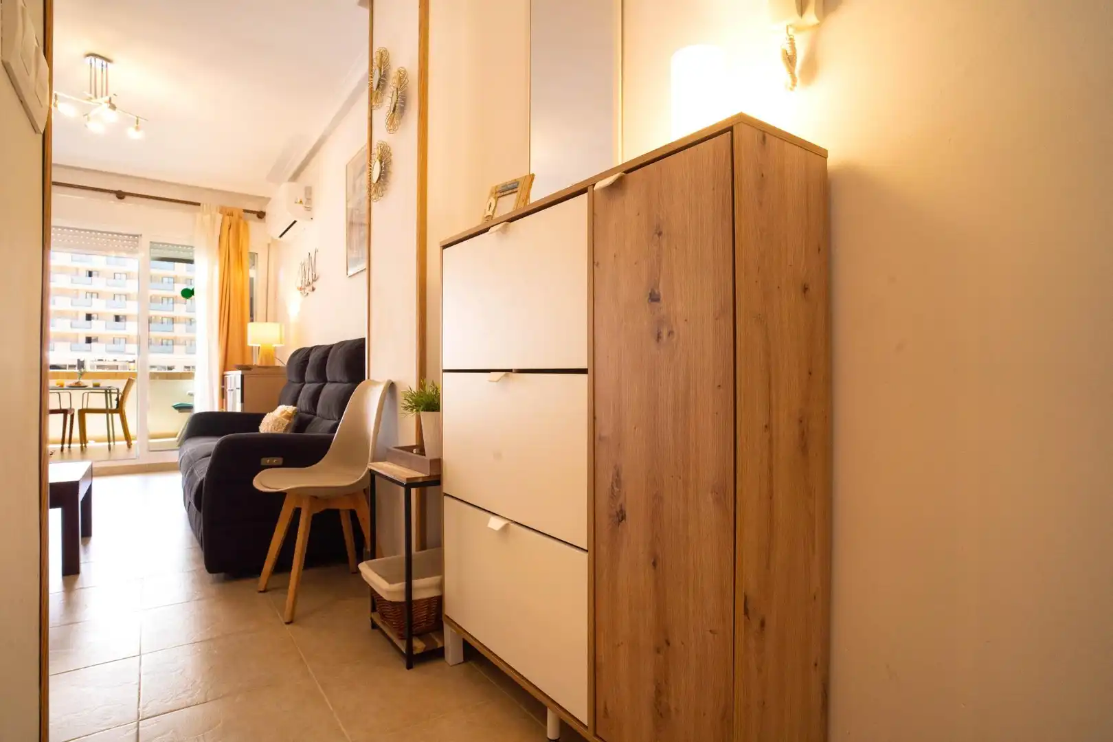 Dormitori de Apartament en venda en Oropesa del Mar / Orpesa amb Jardí privat, Terrassa i Traster