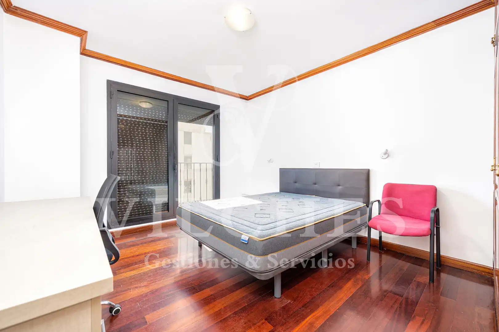 Schlafzimmer von Wohnung zur Miete in Arucas mit Parkett, Möbliert und Waschmaschine