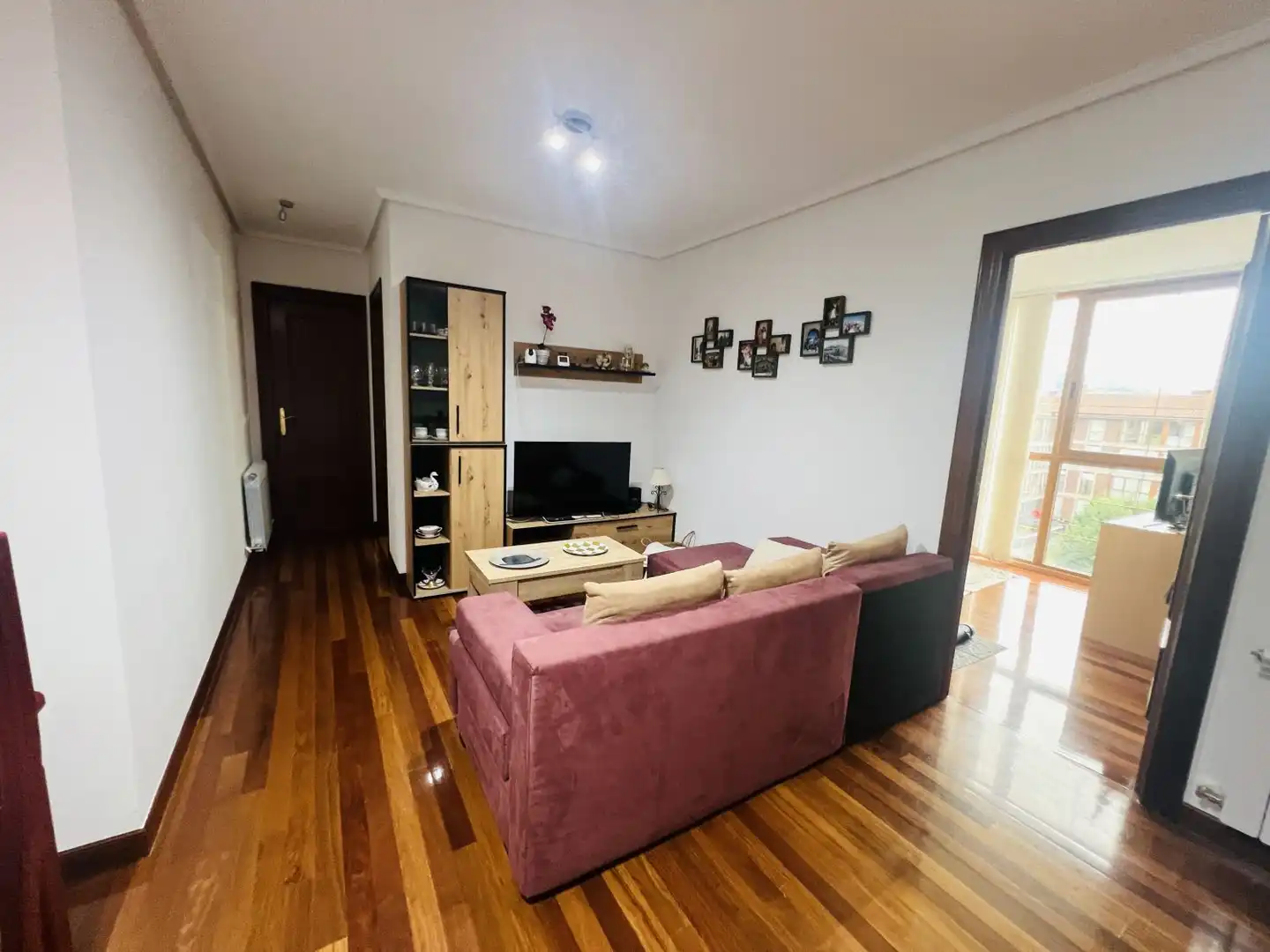 Living room of Flat for sale in Voto  with Heating, Parquet flooring and Furnished
