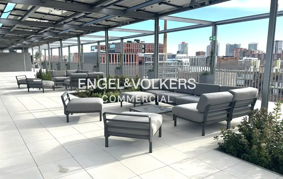 Terrasse von Büro zur Miete in Barcelona mit Klimaanlage