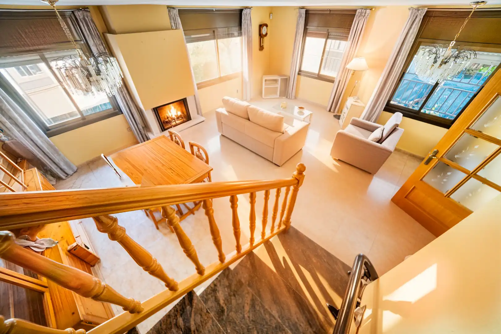 Sala de estar de Casa o chalet en venta en Santa Perpètua de Mogoda con Calefacción, Terraza y Trastero