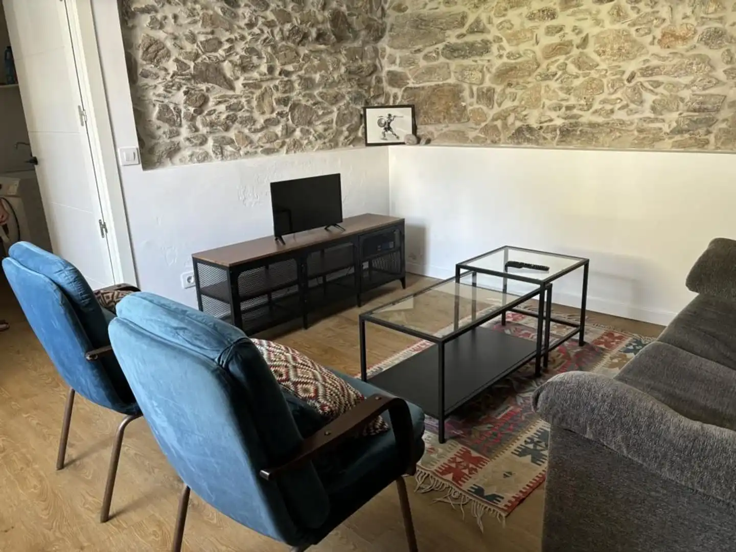 Sala de estar de Casa o chalet de alquiler en Ortigueira con Jardín privado y Terraza