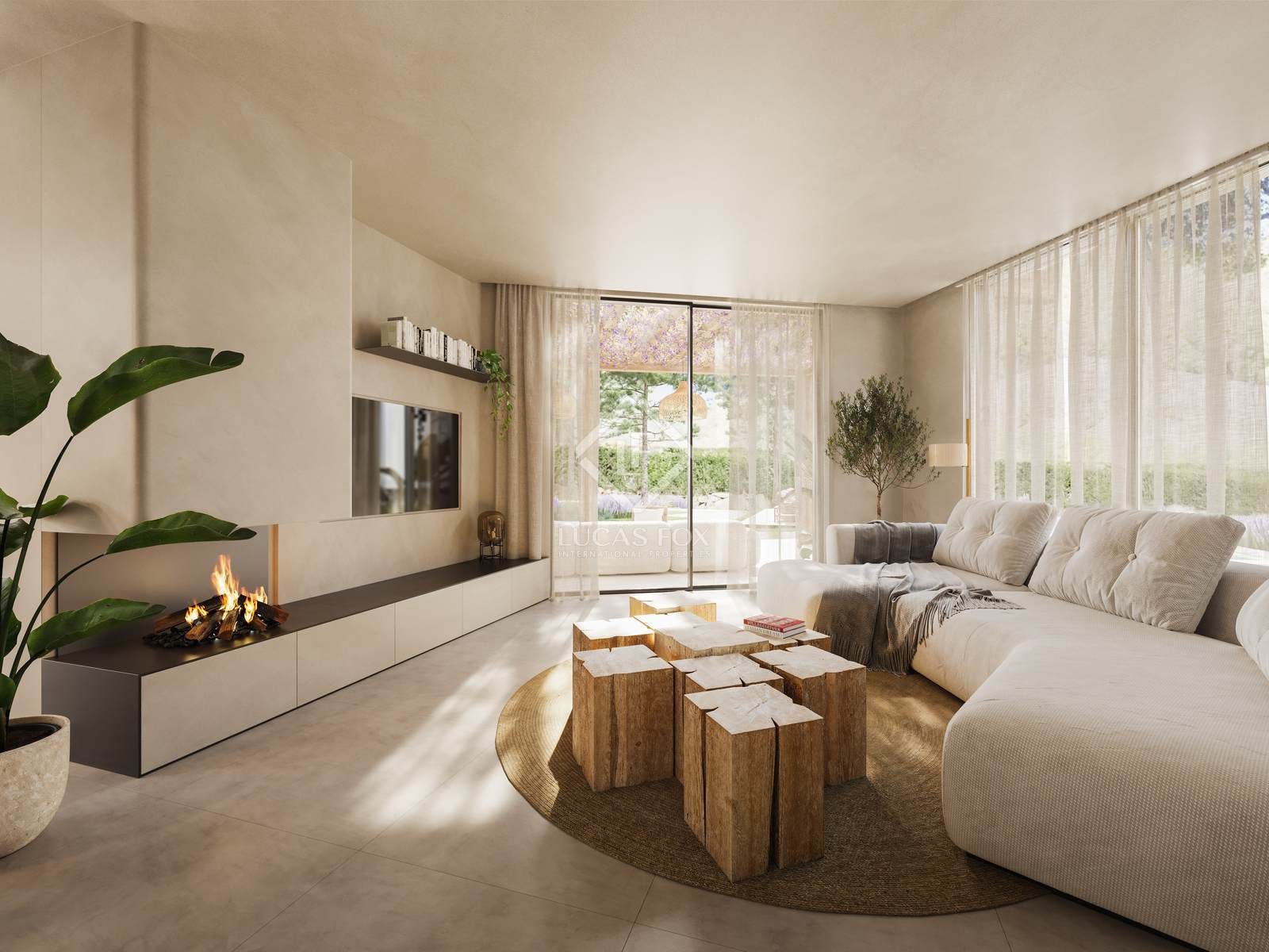 Sala d'estar de Casa o xalet en venda en Begur amb Aire condicionat, Calefacció i Jardí privat