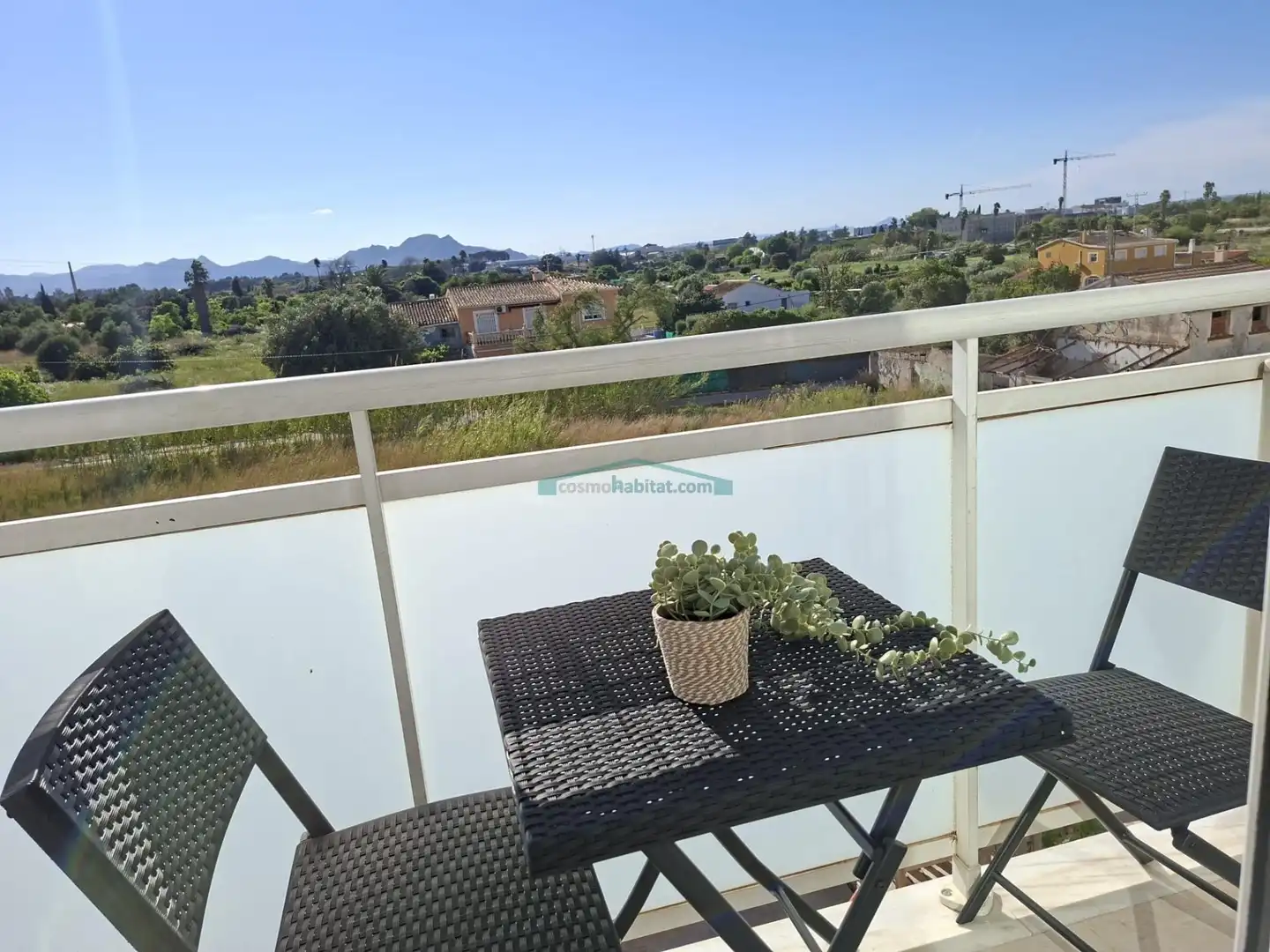 Balcony of Apartments for rent in Dénia  with Air Conditioner, Heating and Furnished