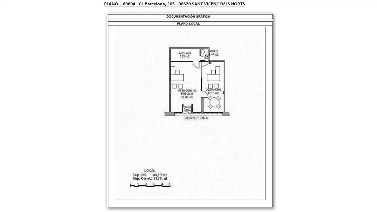 Commercial properties for sale in Sant Vicenç Dels Horts