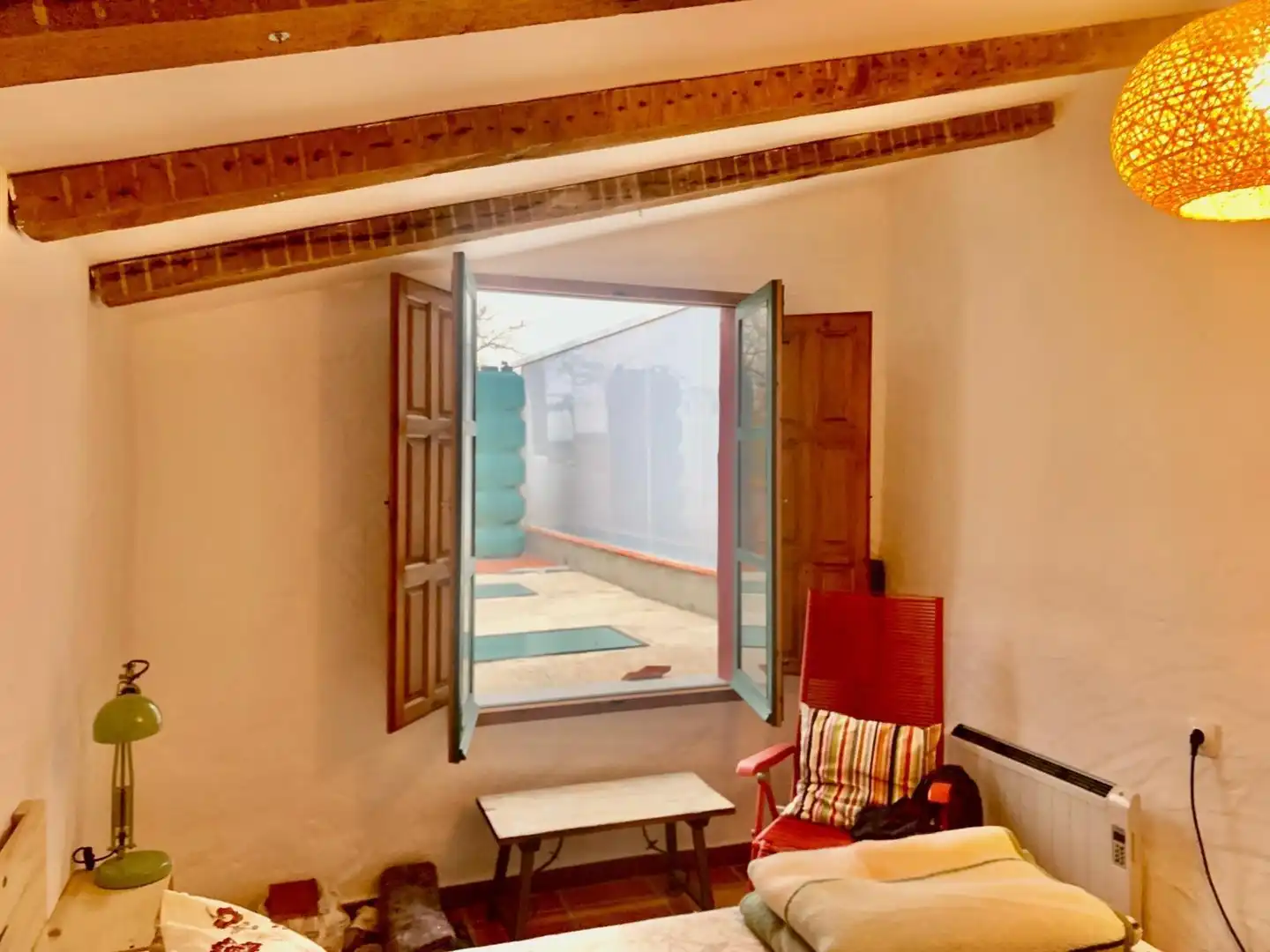 Schlafzimmer von Einfamilien-Reihenhaus zum Verkauf in Alcaucín mit Terrasse, Abstellraum und Möbliert