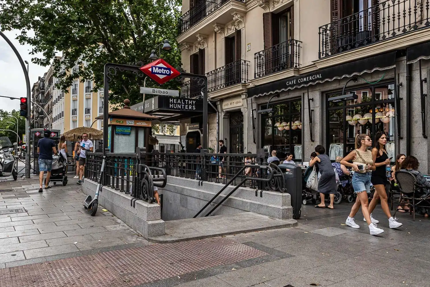 Außenansicht von Wohnung zur Miete in Madrid mit Klimaanlage, Heizung und Möbliert