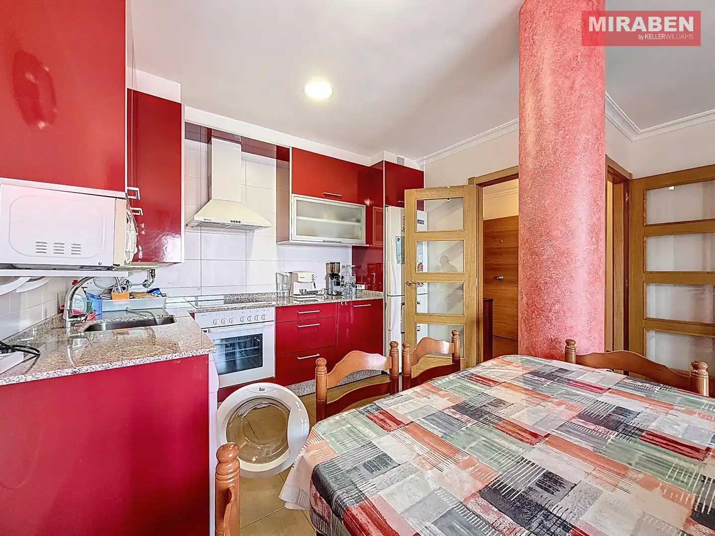Kitchen of Flat for sale in Boiro  with Heating, Terrace and Storage room
