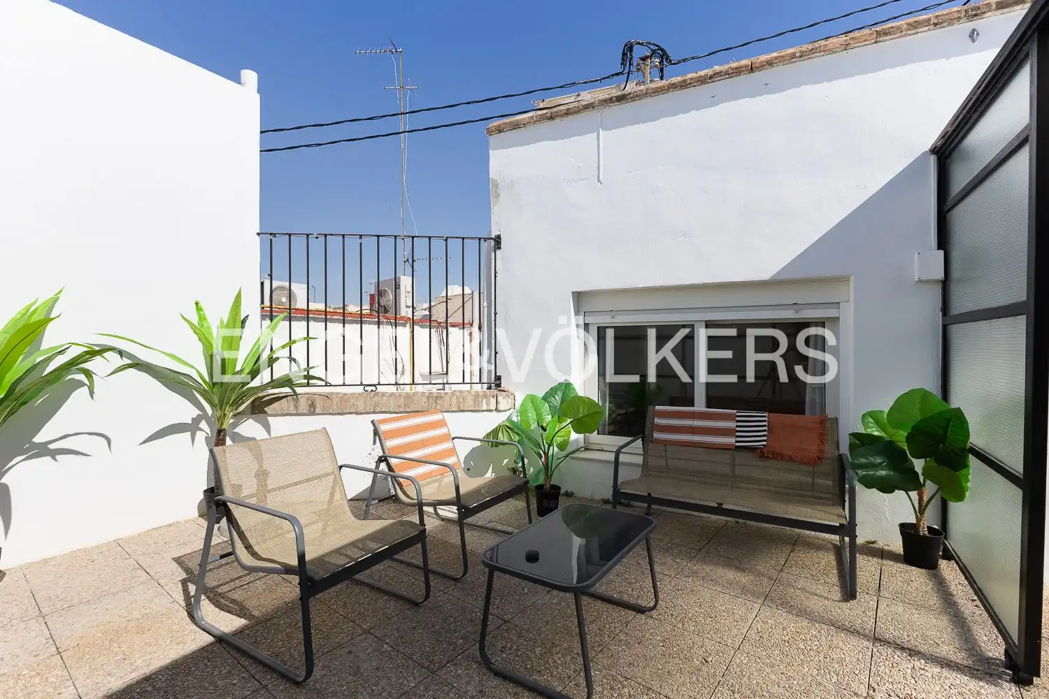 Terrace of Attic for rent in Valencia  with Air Conditioner, Heating and Terrace