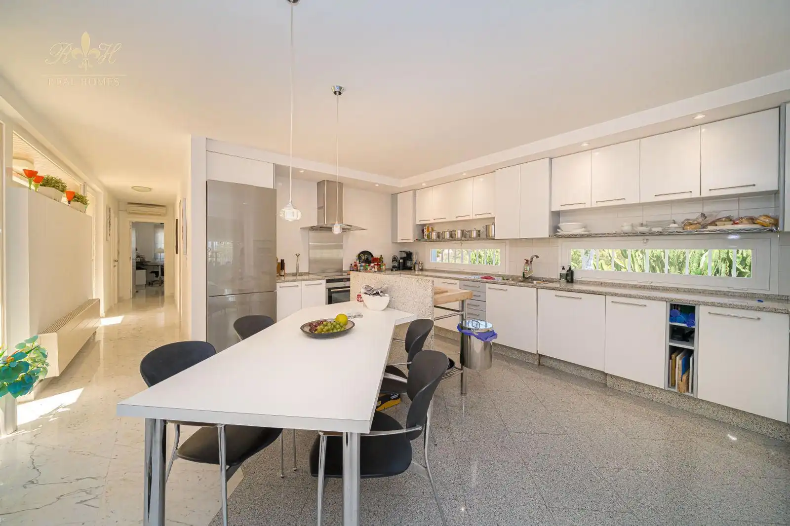 Kitchen of Houses for sale in L'Alfàs del Pi  with Air Conditioner, Terrace and Swimming Pool