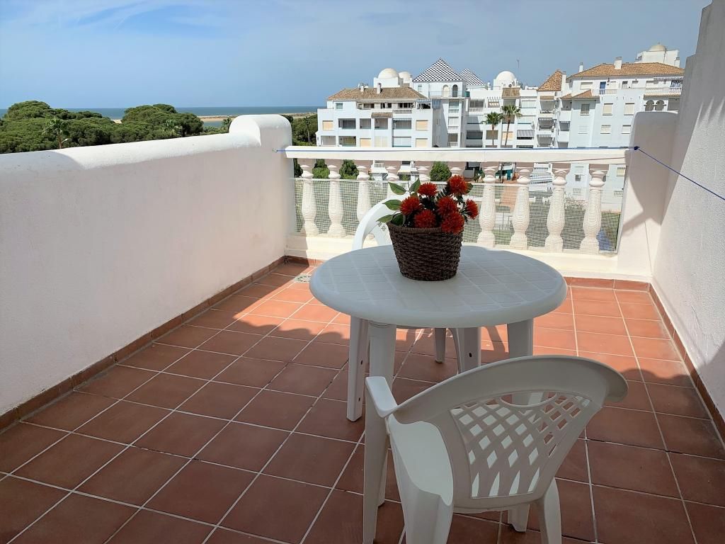 Terrace of Flat to rent in El Portil  with Terrace, Swimming Pool and Furnished