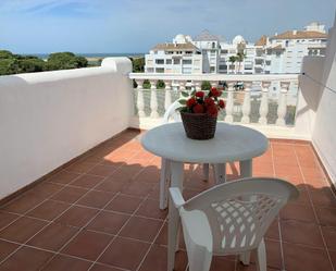 Terrace of Flat to rent in El Portil  with Terrace, Swimming Pool and Furnished