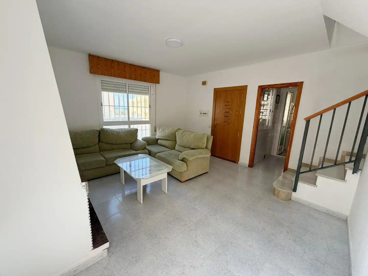 Living room of Duplexes for sale in Almería  with Terrace, Furnished and Balcony