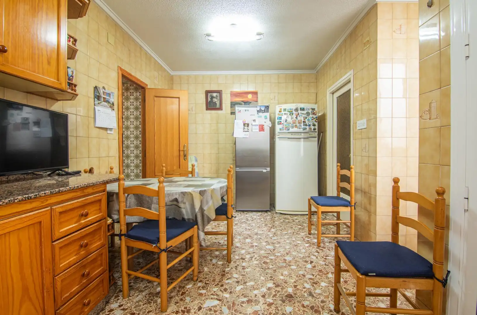 Küche von Einfamilien-Reihenhaus zum Verkauf in Elche / Elx mit Klimaanlage, Terrasse und Balkon